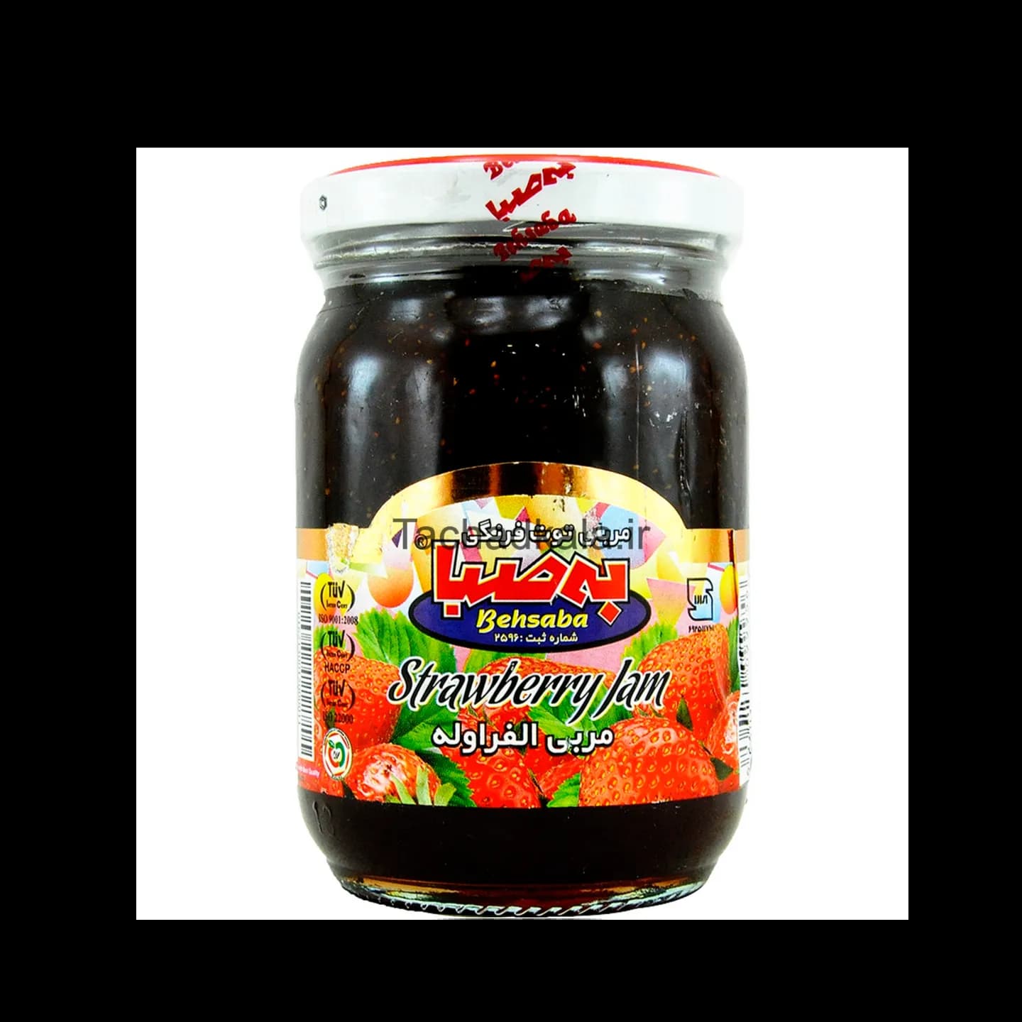 مربای توت فرنگی به صبا 330گرم 