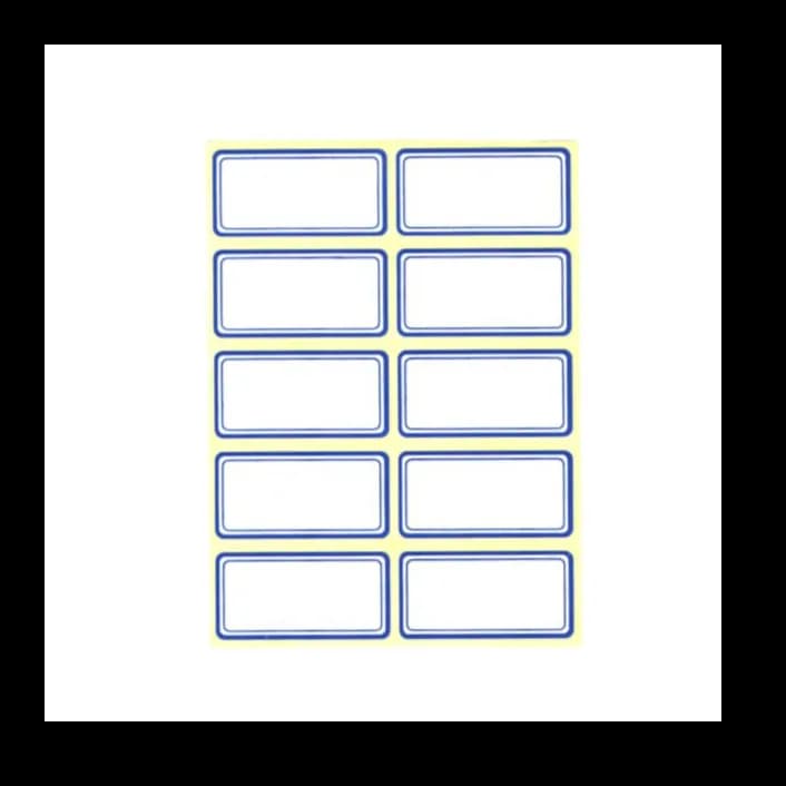 برچسب ساده دور ابی