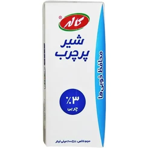 شیر کاله فراپاستوریزه esl پرچرب 200میل