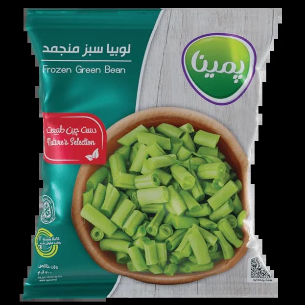 لوبیا سبز منجمد پمینا کاله 400گرم