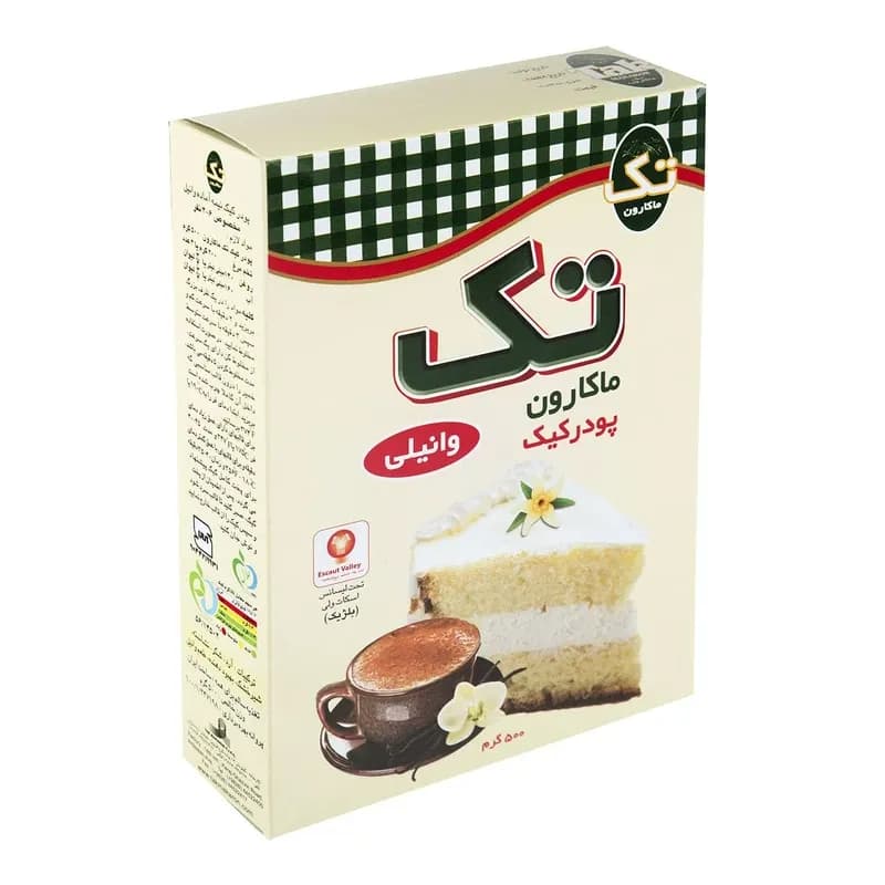 پودر کیک تک وانیل 500گرم