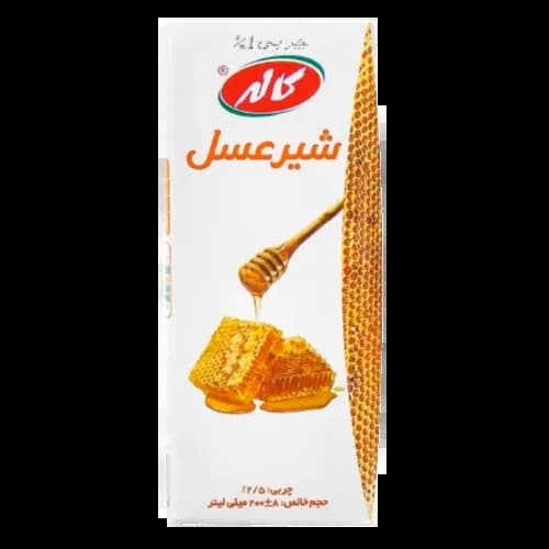 شیر عسل کاله پاکتی 200میل