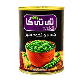 کنسرو نخود سبز تی تی کا 380گرم