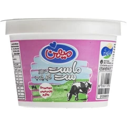 ماست ست میهن کم چرب 90گرم