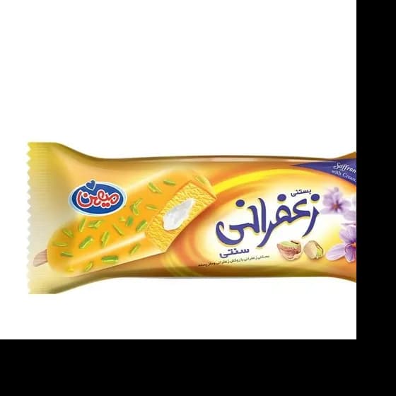 بستنی چوبی میهن سنتی زعفرانی 65گرم