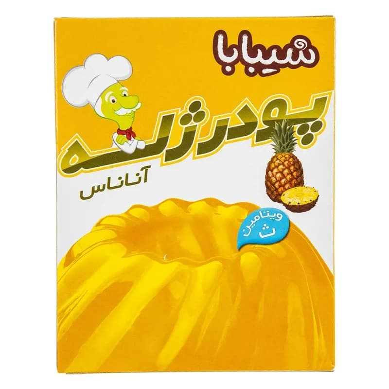 پودر ژله شیبابا اناناس 100گرم