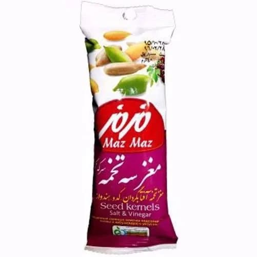 مغز سه تخمه مزمز سرکه نمکی 40گرم