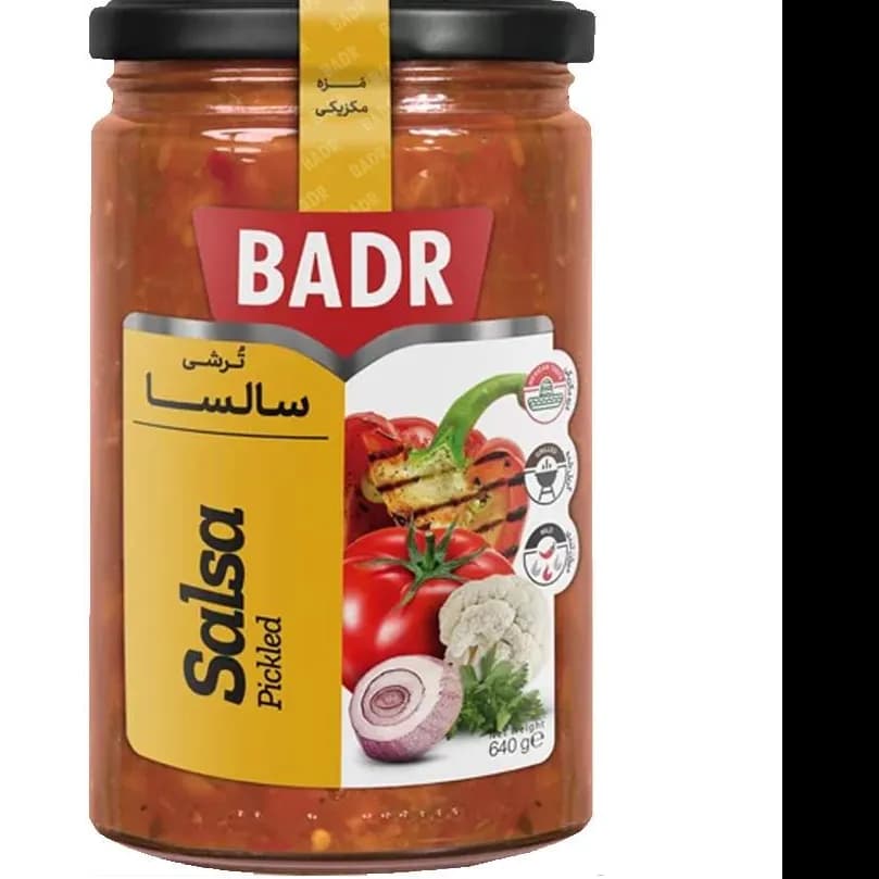 ترشی سالسا بدر 640گرم