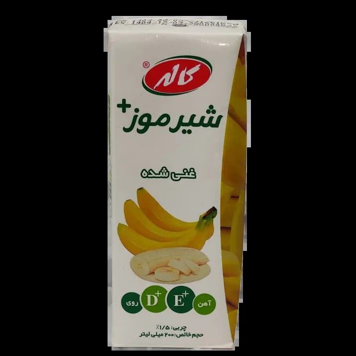 شیر موز کاله غنی شده 200میل