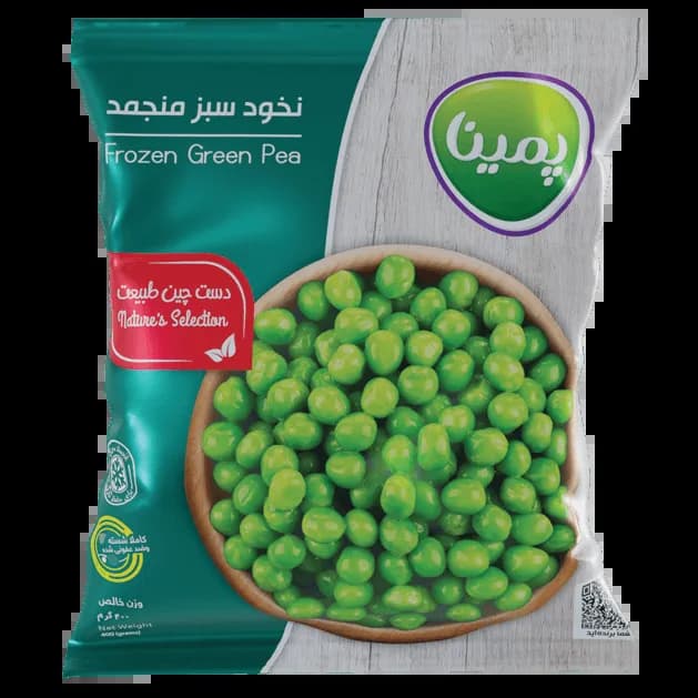 نخود سبز منجمد پمینا کاله 400گرم