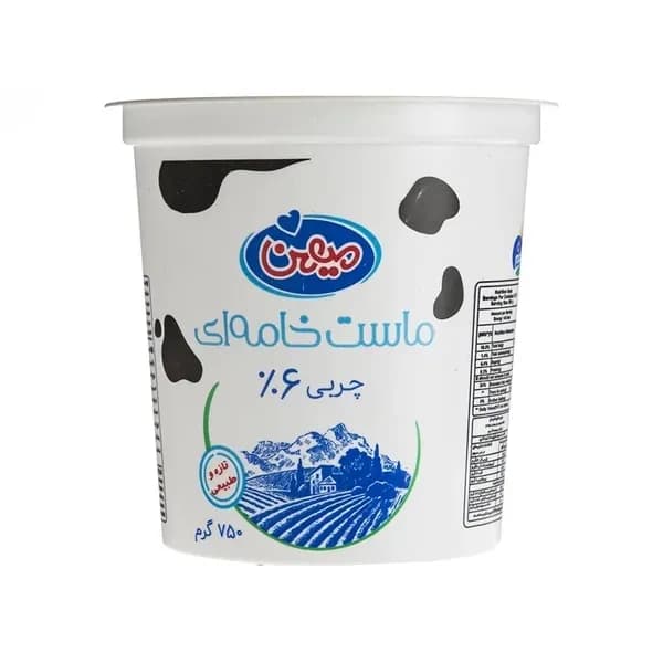 ماست خامه ای میهن 750گرم