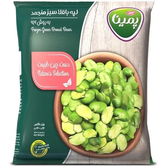 باقالا منجمد پمینا کاله 400گرم