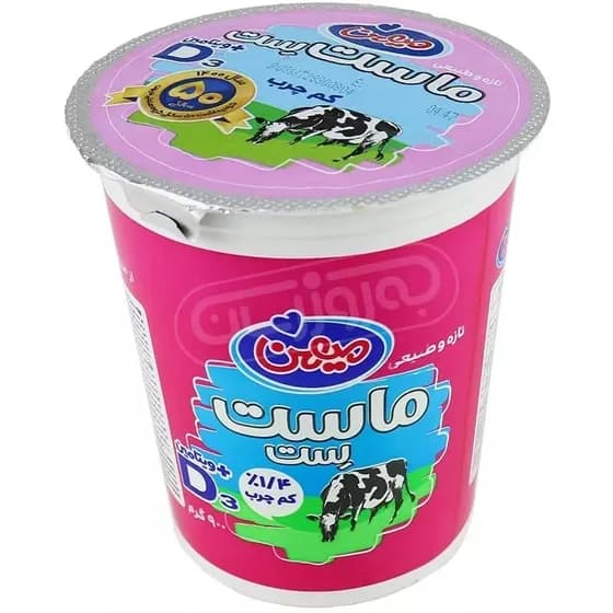 ماست ست میهن کم چرب ویتامین دی 900گرم