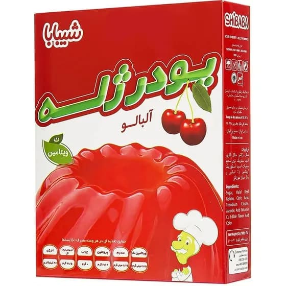 پودر ژله شیبابا البالو 100گرم