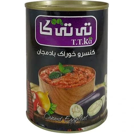 کنسرو بادمجان تی تی کا 380گرم