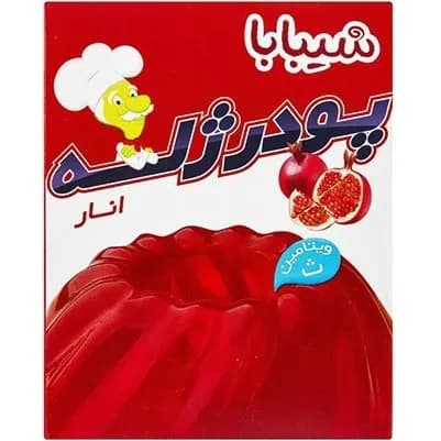 پودر ژله شیبابا انار 100گرم