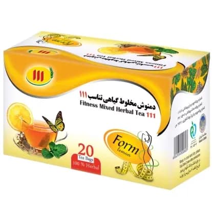 دمنوش 111 گیاهی تناسب اندام 20عدد
