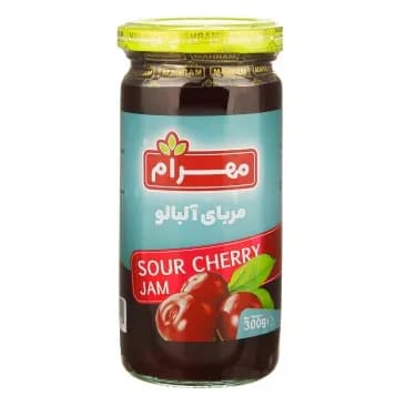مربای البالو مهرام شیشه 300گرم
