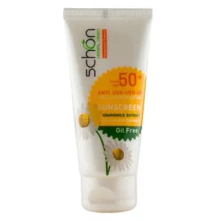 کرم ضد افتاب شون Spf 50 بی رنگ پوست های چرب 50میل
