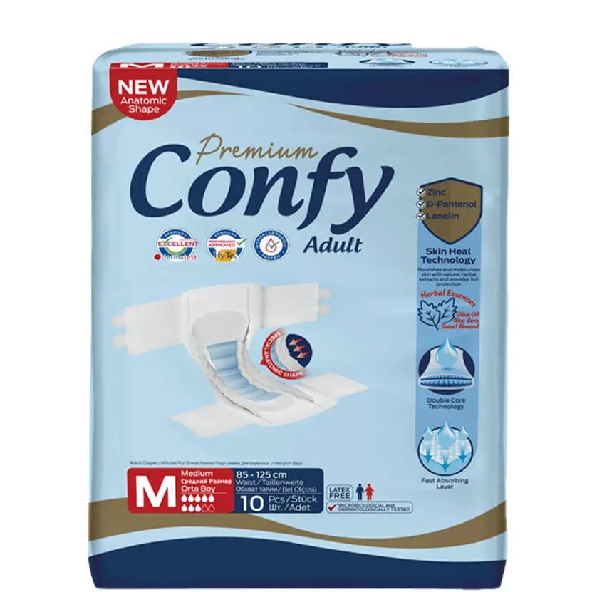 پوشک بزرگسالان کانفی متوسط 10عدد