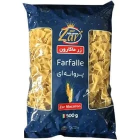 ماکارونی فرمی زر ماکارون پروانه 500گرم