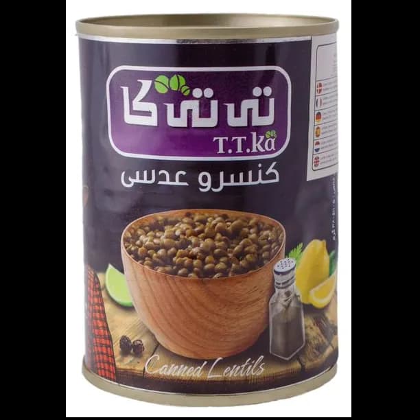 کنسرو عدسی تی تی کا 380گرم
