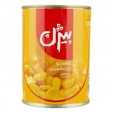 کنسرو ذرت شیرین بیژن 380گرم