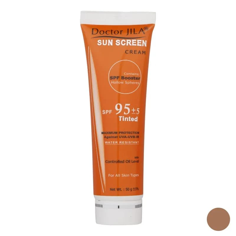 کرم ضد افتاب دکتر ژیلا Spf95 رنگی 50میل